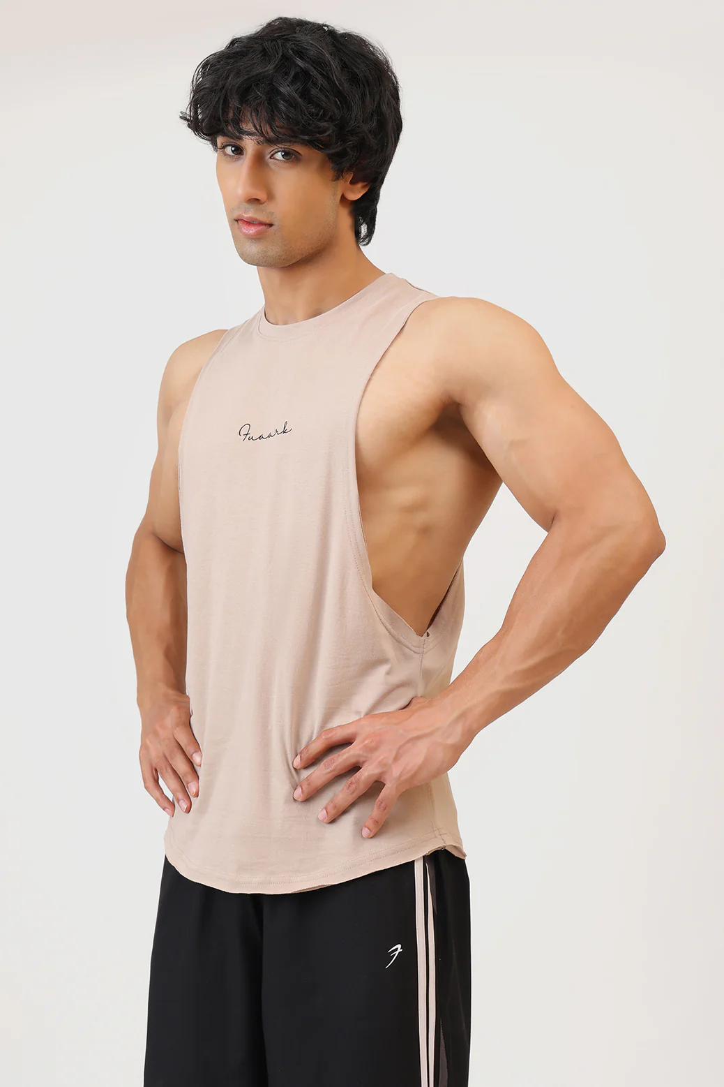Fortis Deep Arm Tank Beige - Image 5