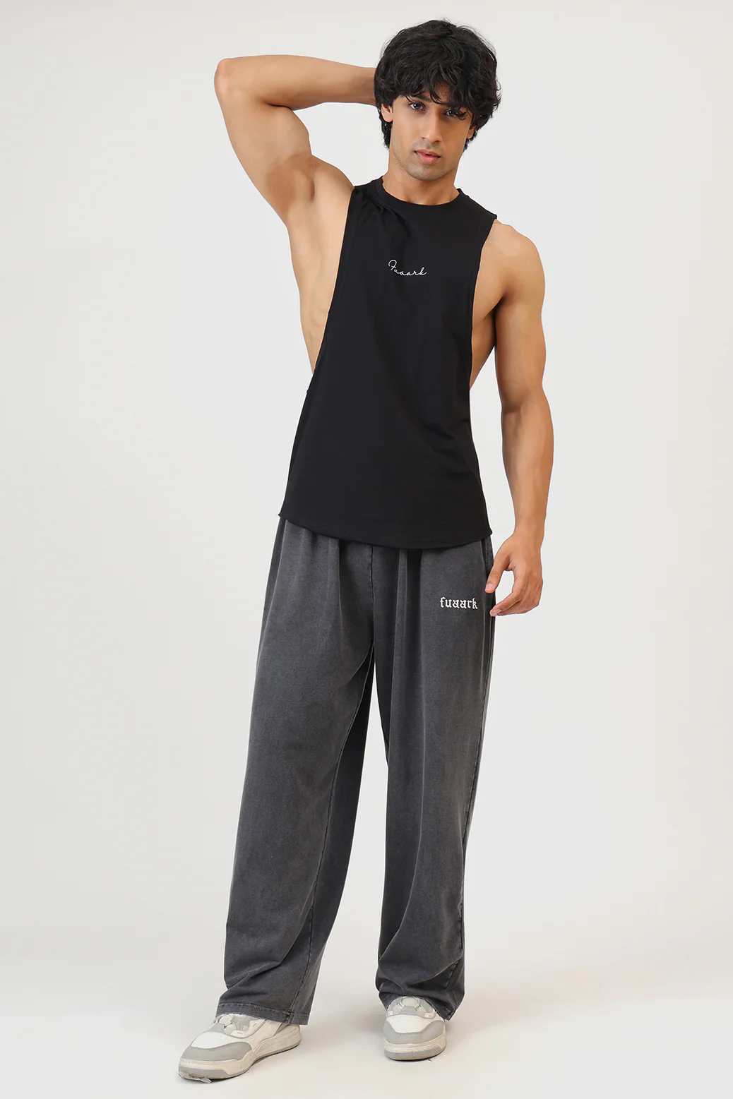 Fortis Deep Arm Tank Black - Image 2