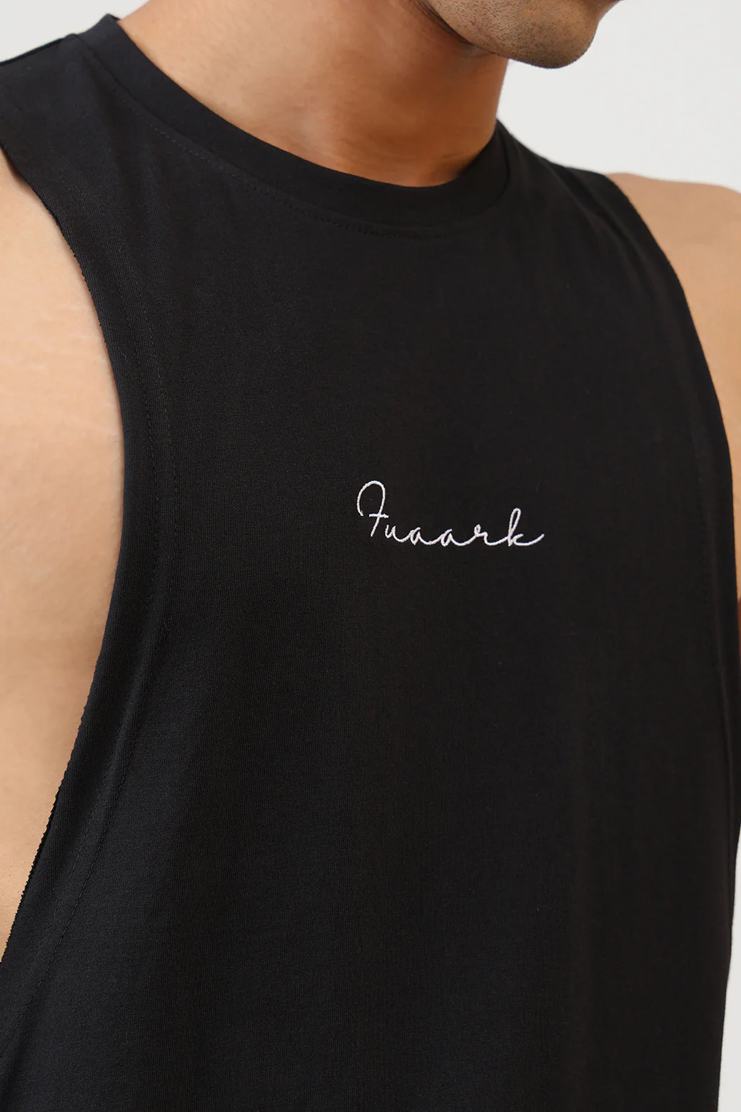 Fortis Deep Arm Tank Black - Image 3