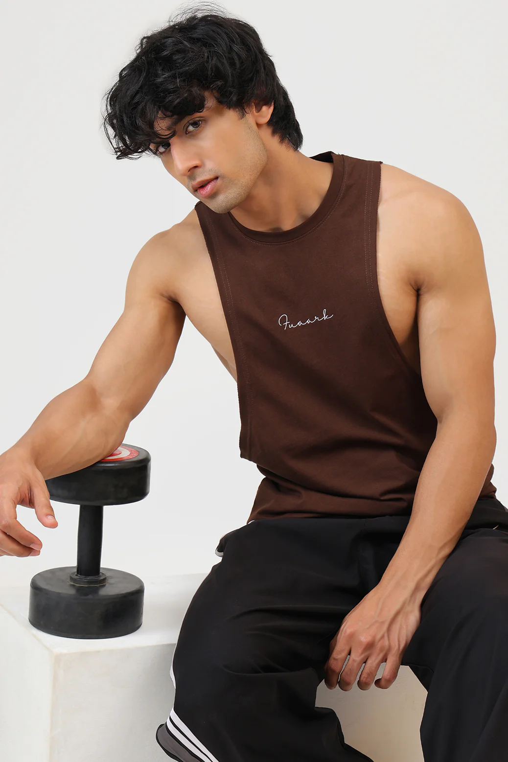 Fortis Deep Arm Tank Coffee - Image 6