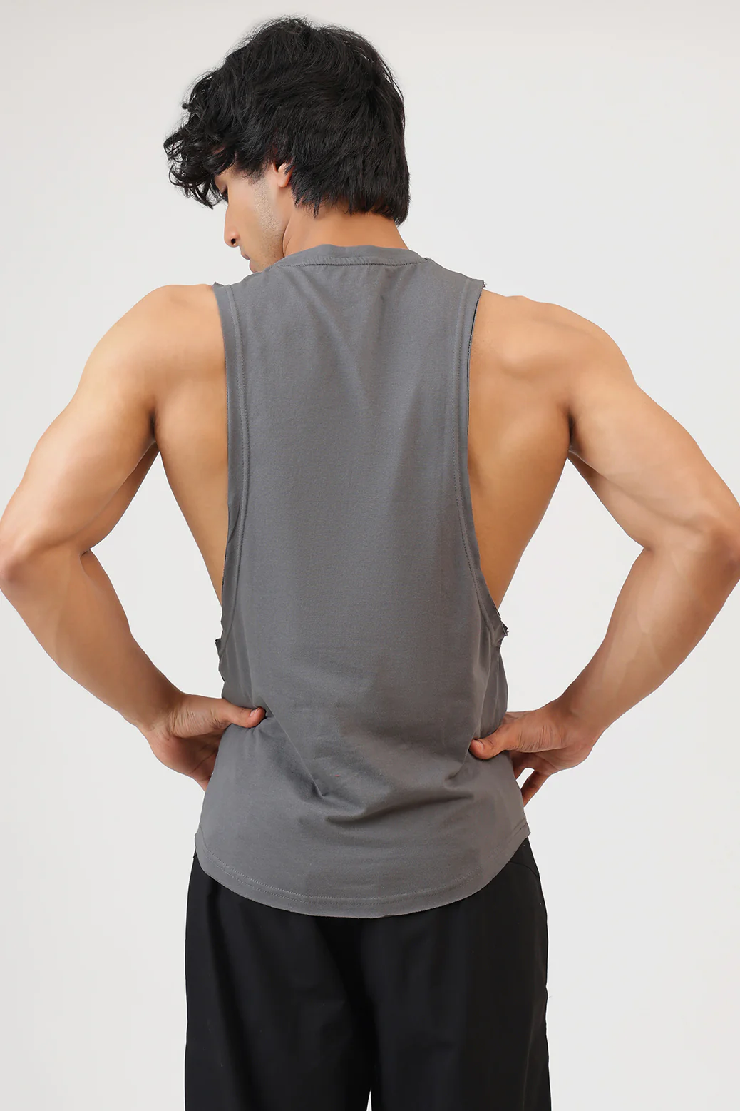 Fortis Deep Arm Tank Grey - Image 5