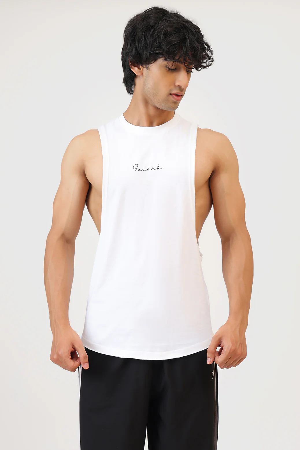 Fortis Deep Arm Tank White