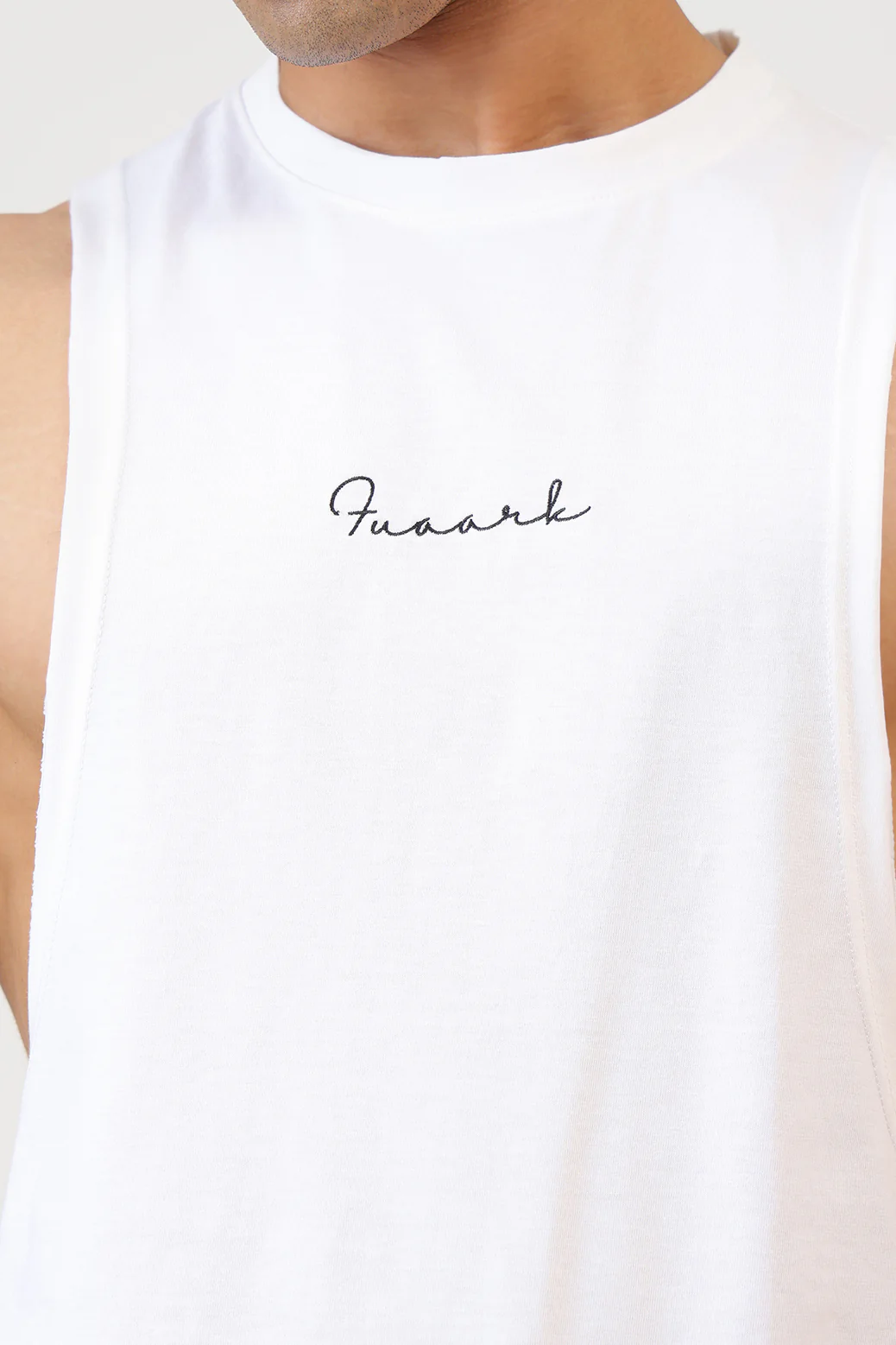 Fortis Deep Arm Tank White - Image 3