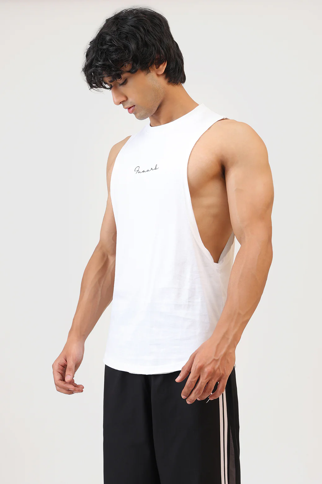 Fortis Deep Arm Tank White - Image 4