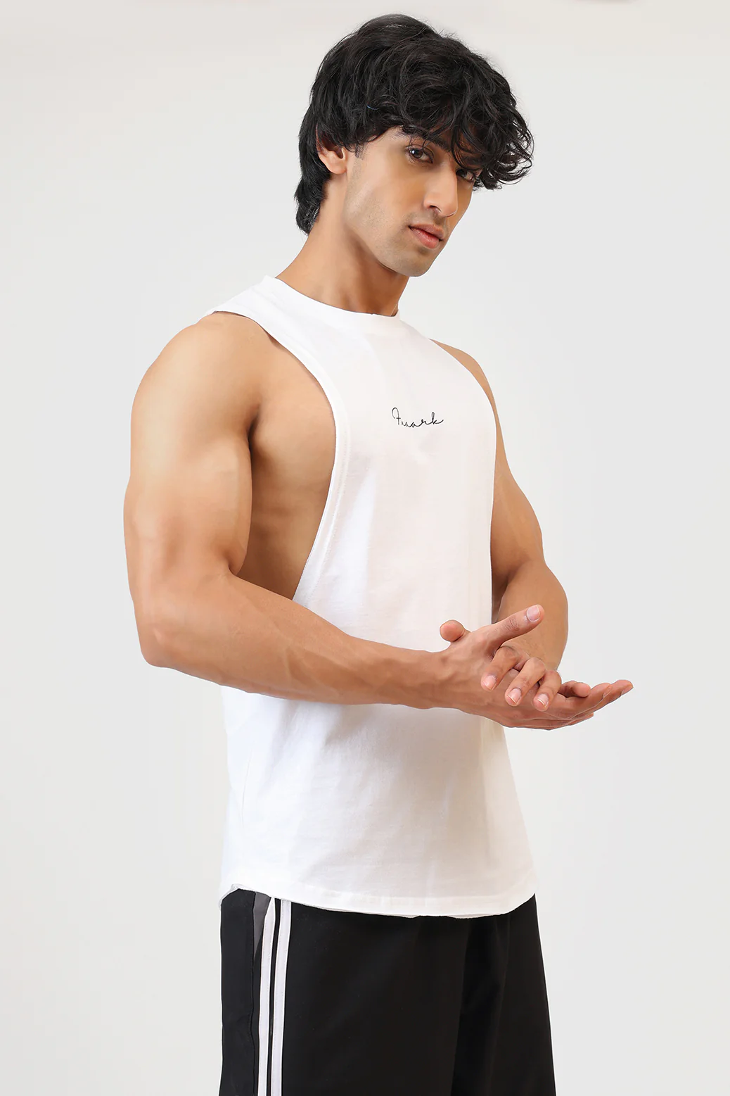 Fortis Deep Arm Tank White - Image 6