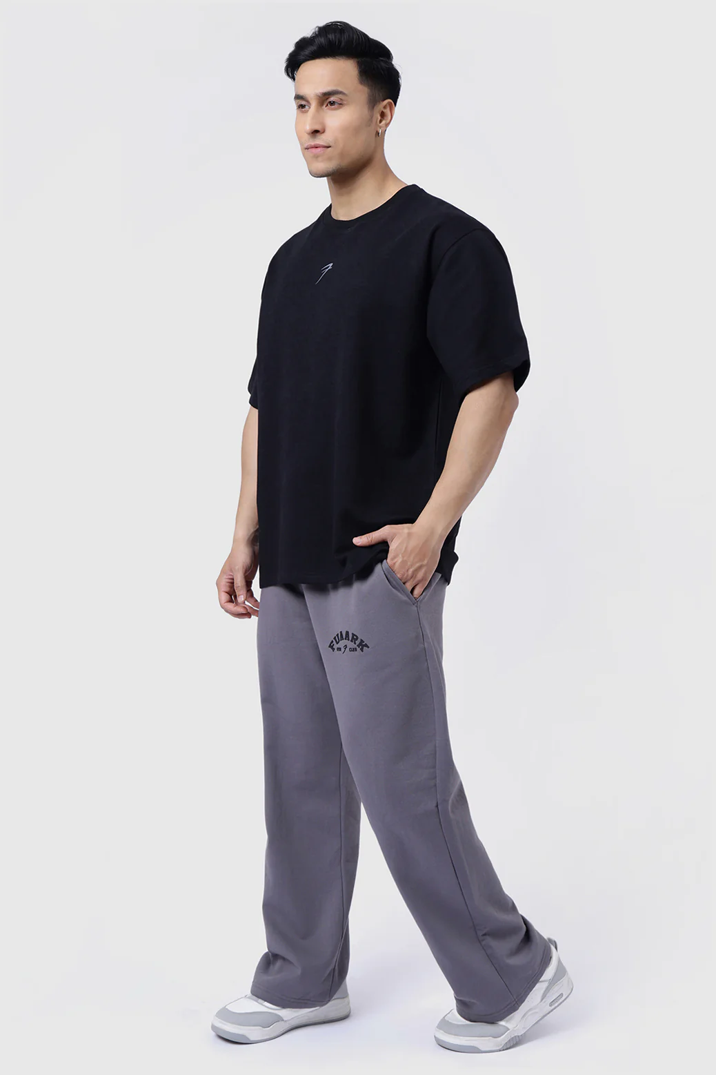 Fortitude Oversized T-shirt Black - Image 5