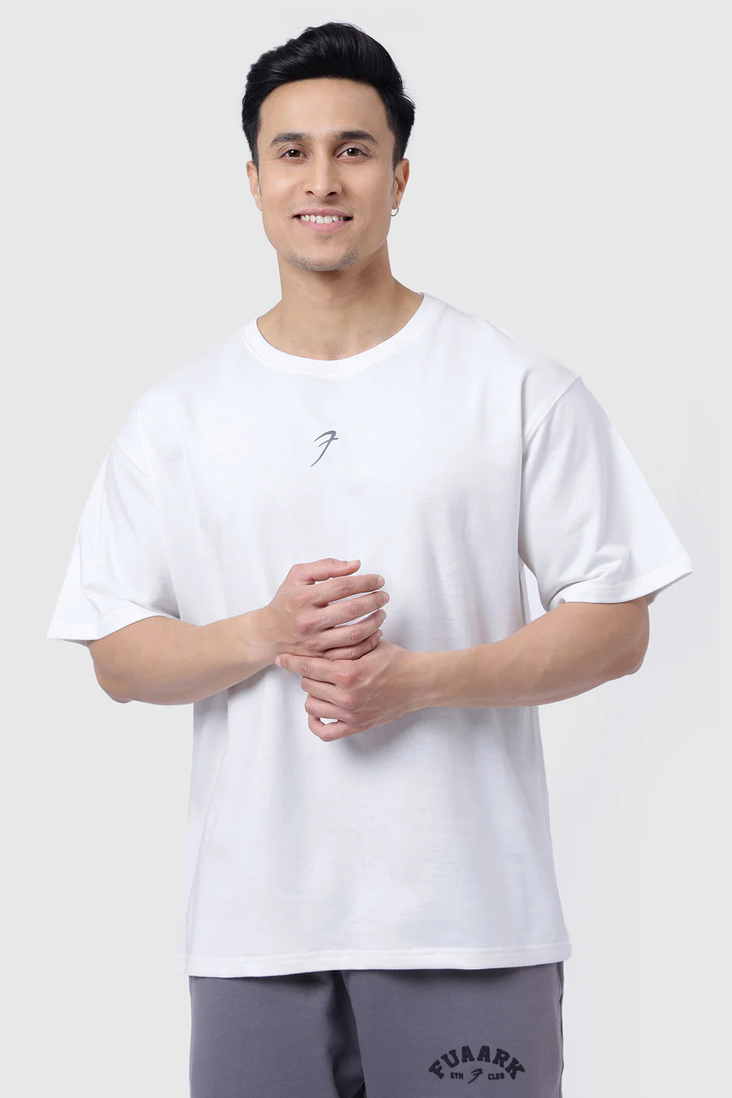 Fortitude Oversized T-shirt White - Image 5