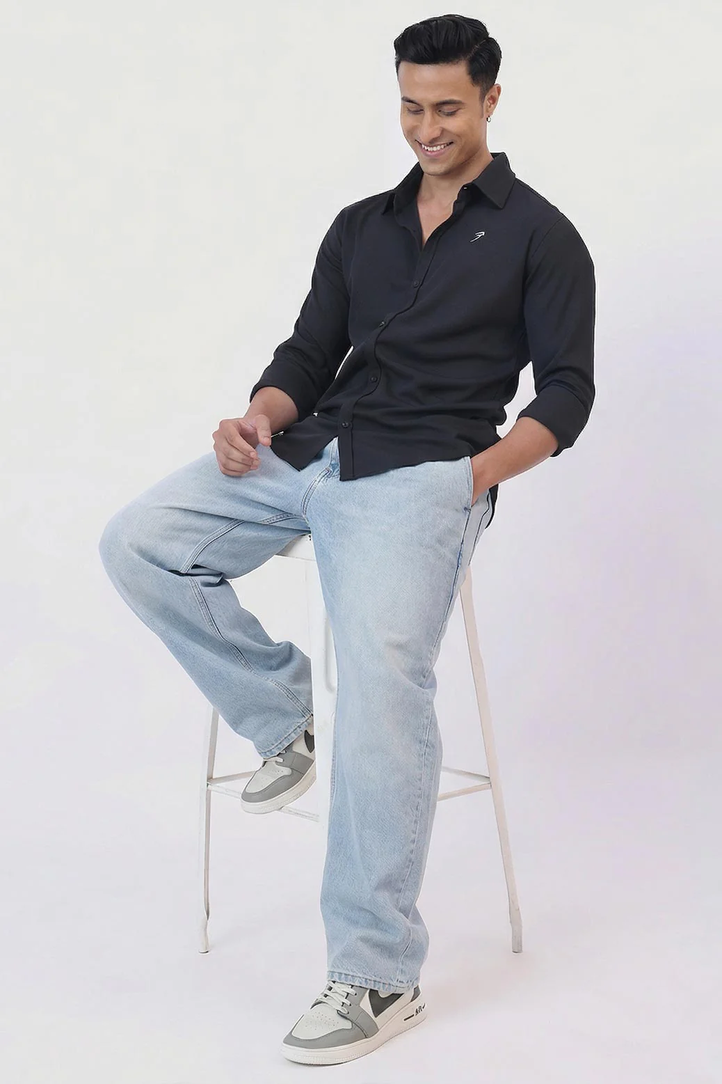 Foundation Fullsleeves Shirt Black - Image 2