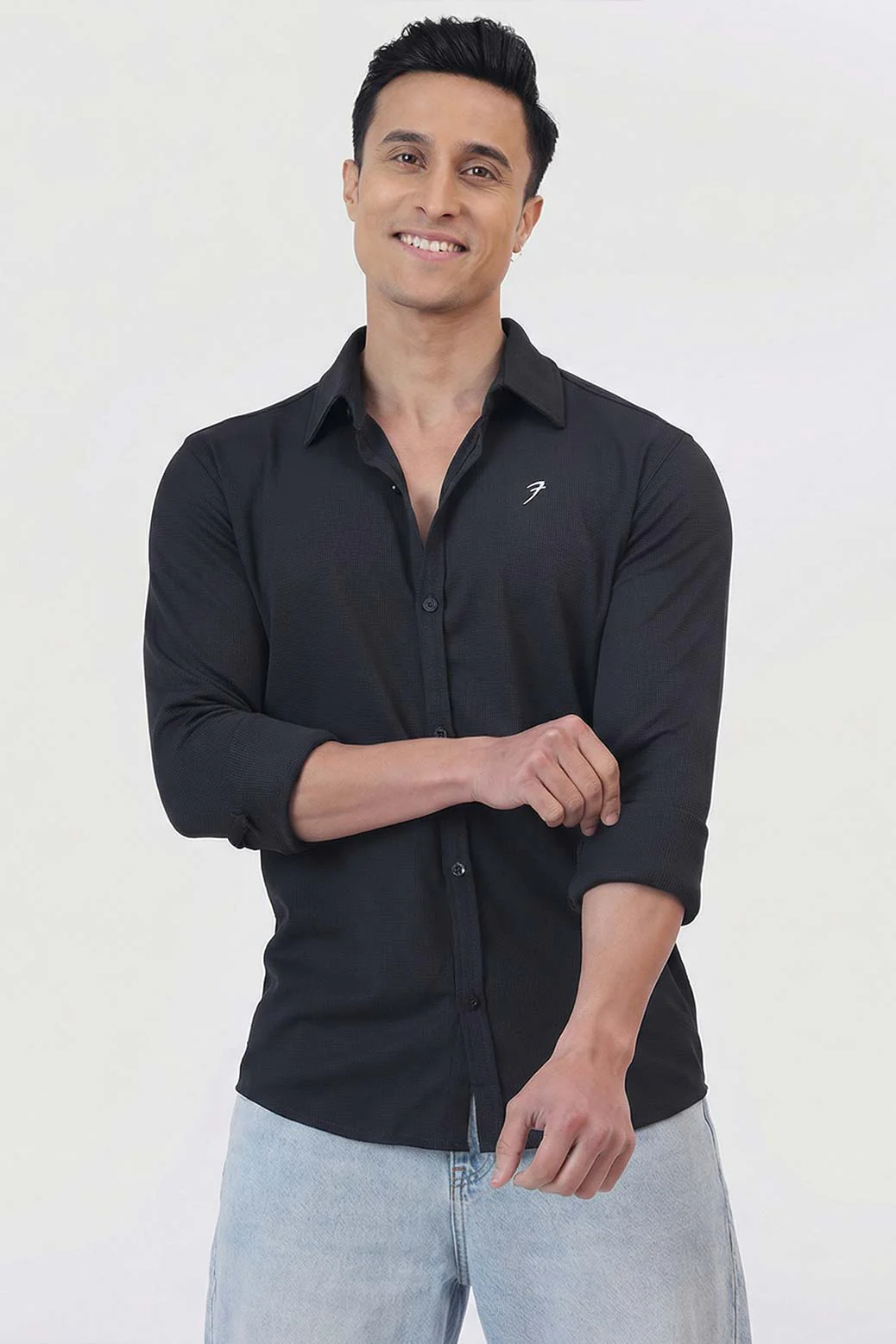 Foundation Fullsleeves Shirt Black - Image 5