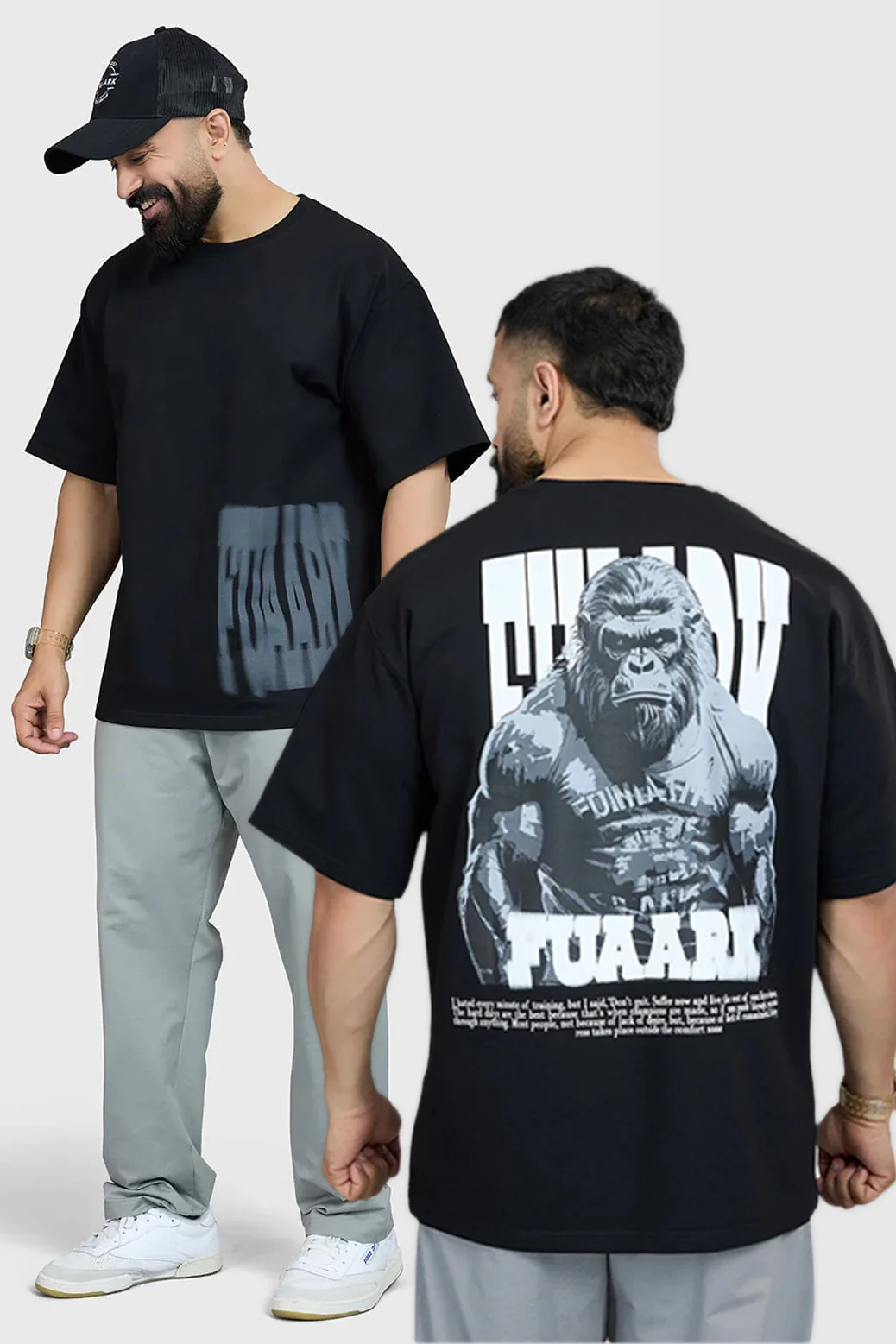 Gorilla Oversized T-shirt Black
