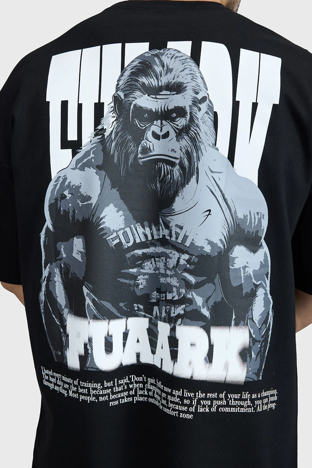 Gorilla Oversized T-shirt Black - Image 4