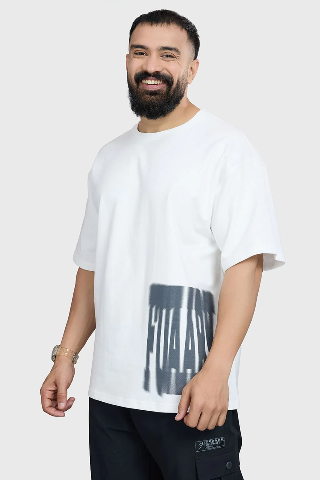 Gorilla Oversized T-shirt White - Image 3