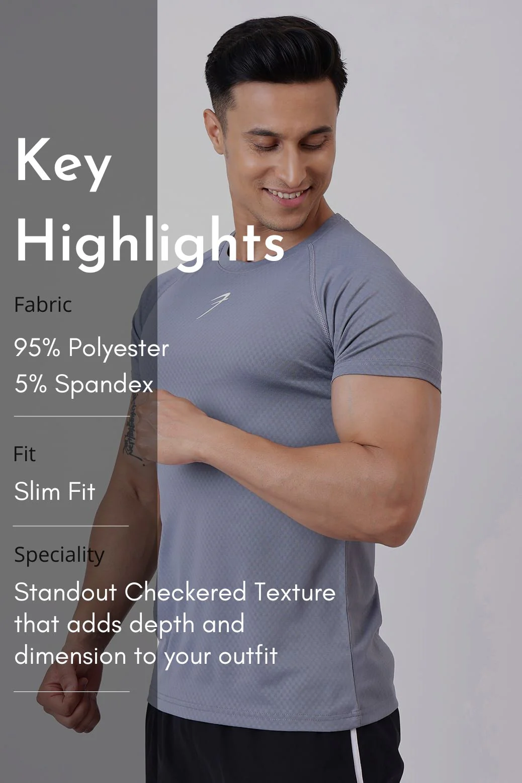 Grain T-shirt Grey - Image 7