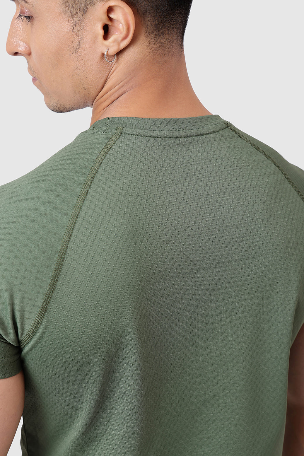 Grain T-shirt Olive - Image 6