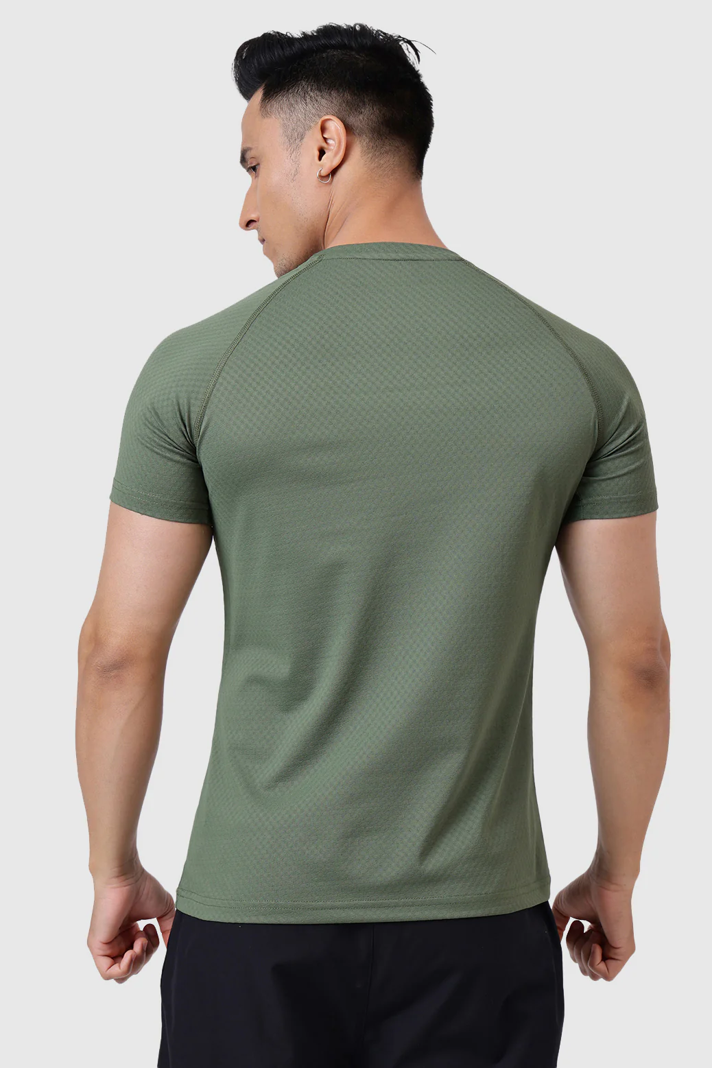 Grain T-shirt Olive - Image 7