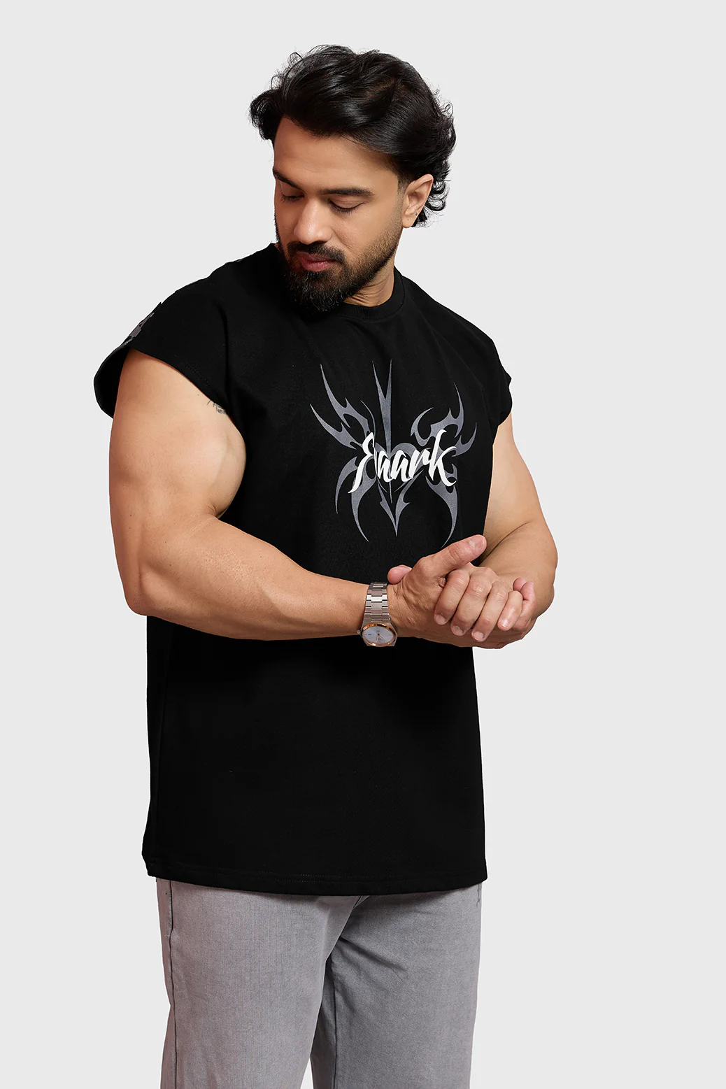 Grim Capsleeve Tank Black - Image 5