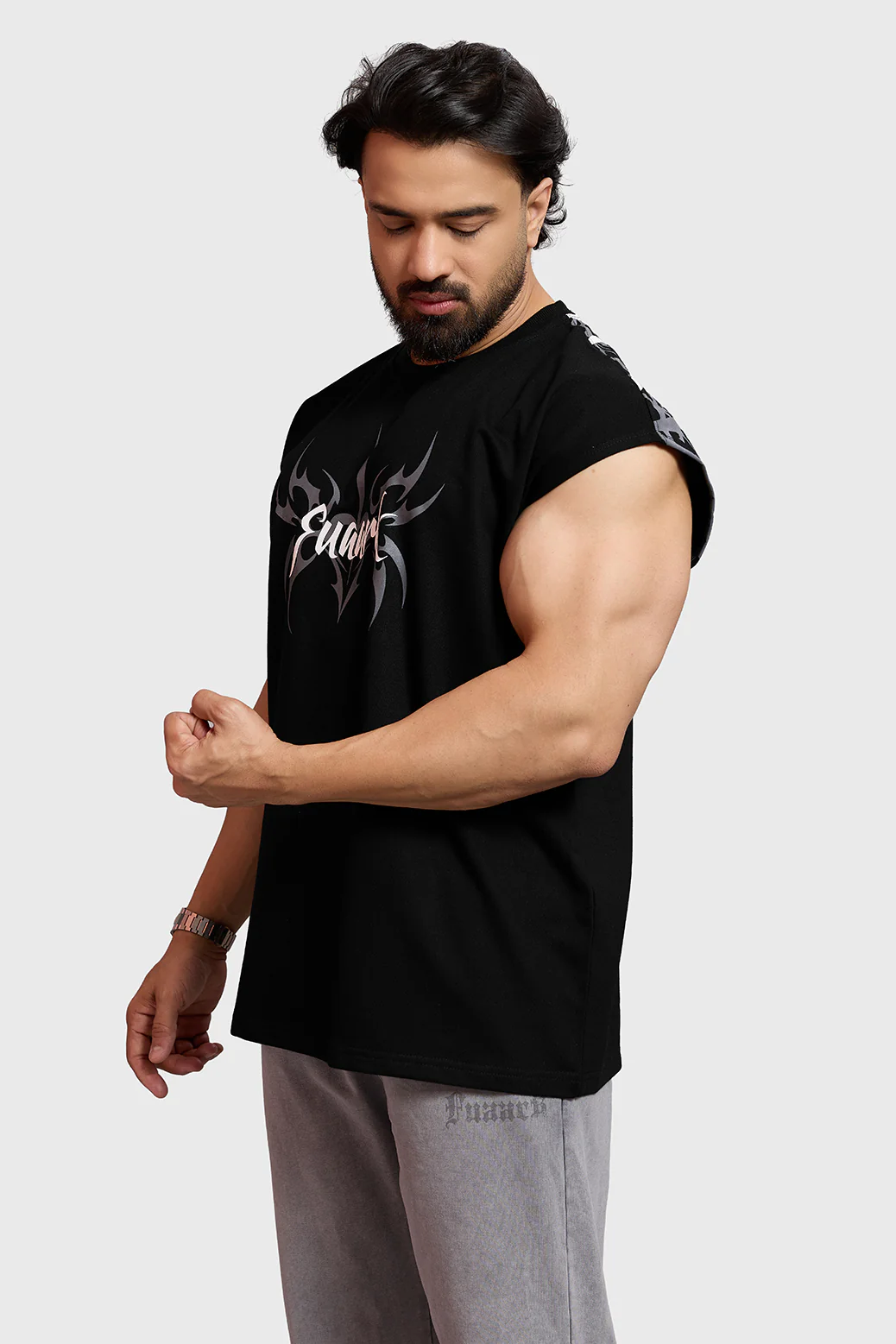 Grim Capsleeve Tank Black - Image 6
