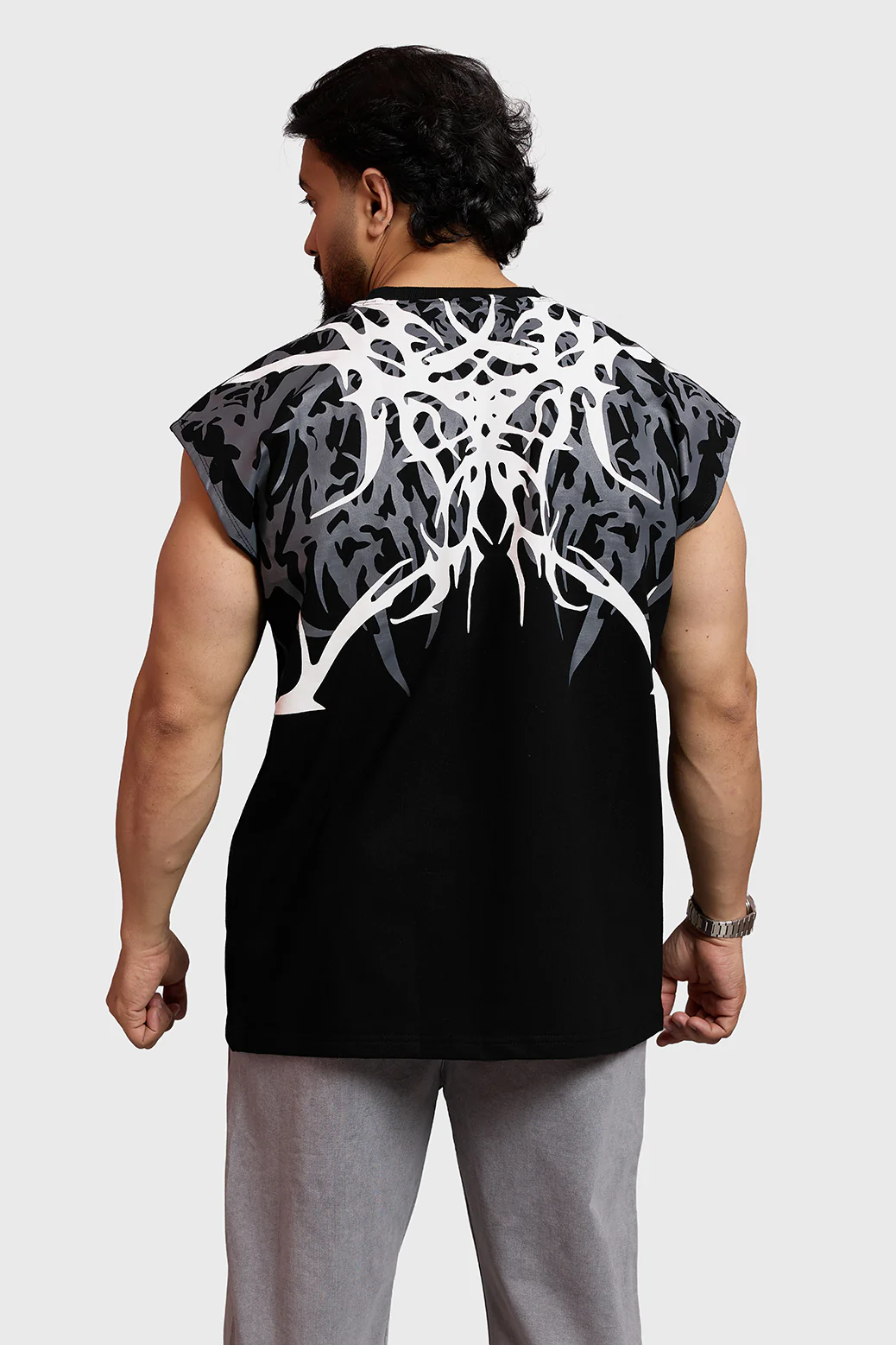 Grim Capsleeve Tank Black - Image 7