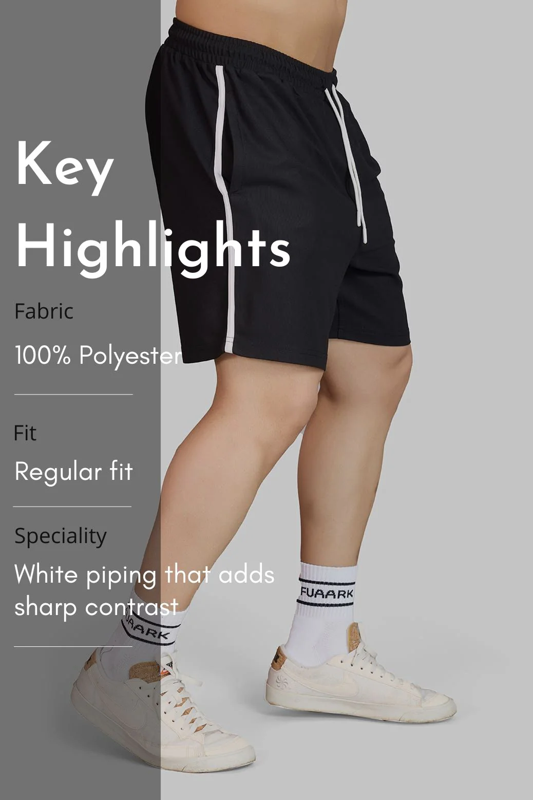 Grit Shorts Black - Image 6