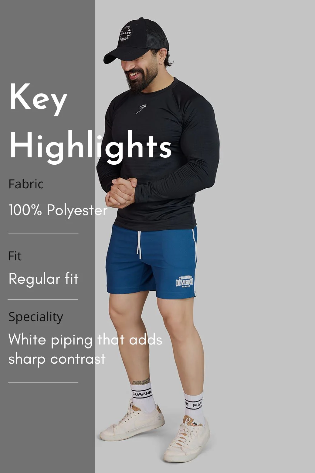 Grit Shorts Midnight Blue - Image 7