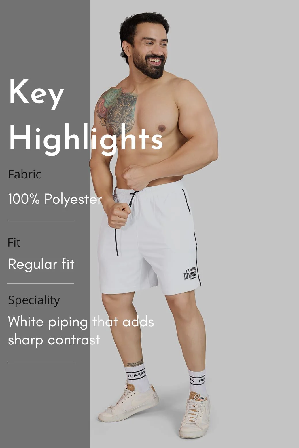 Grit Shorts White - Image 7