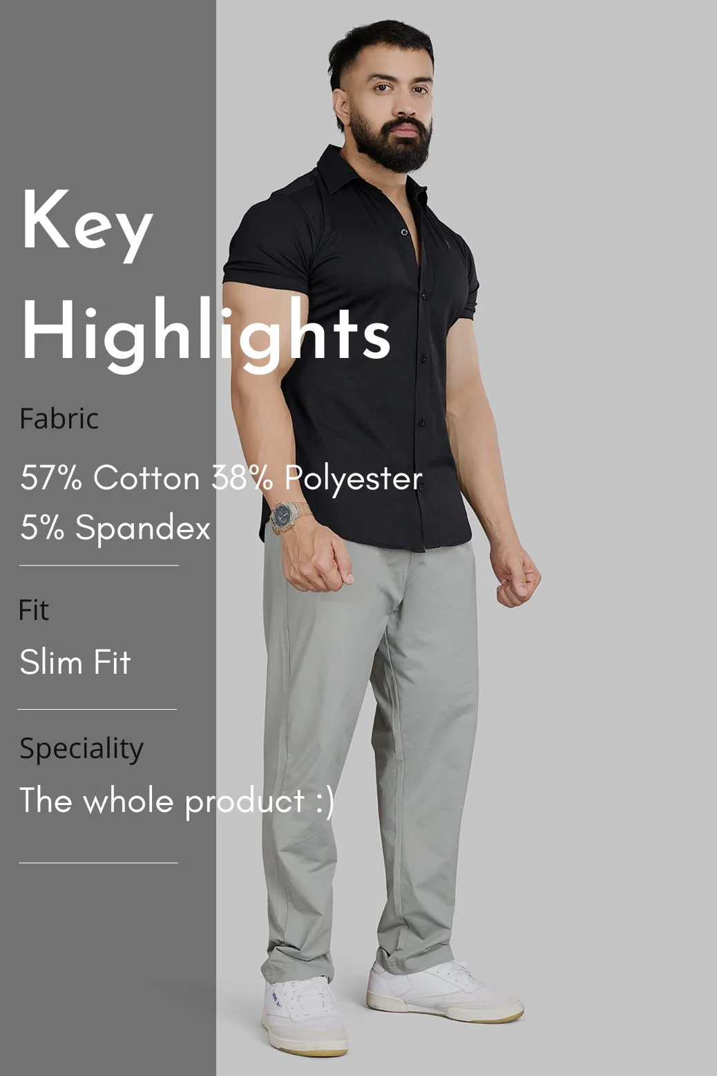 Aero Shirt Black - Image 8