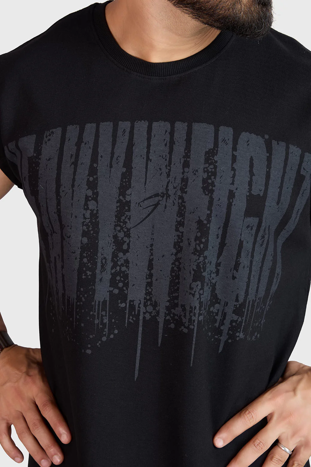 Heavyweight Capsleeves Tank Black - Image 4