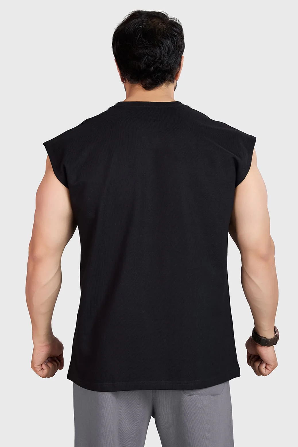Heavyweight Capsleeves Tank Black - Image 5