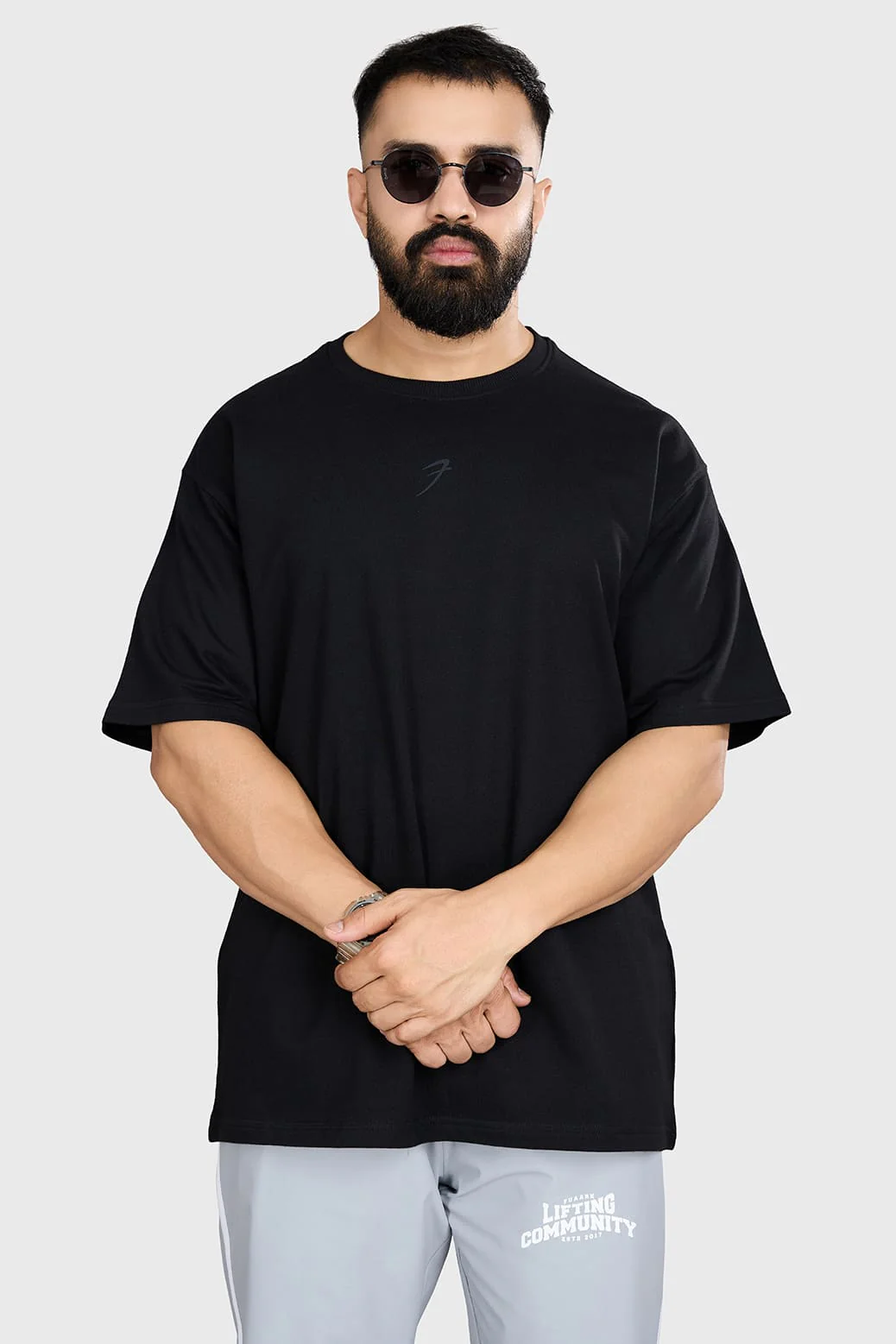 Heavyweight Oversized T-shirt Black - Image 3