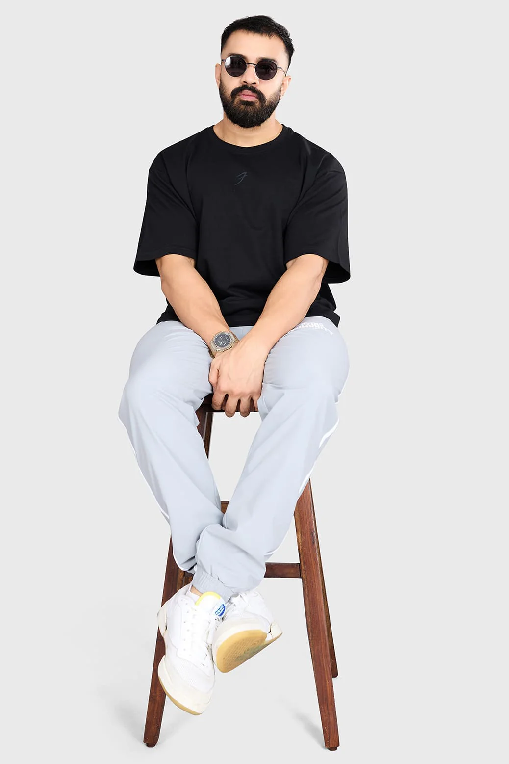 Heavyweight Oversized T-shirt Black - Image 4