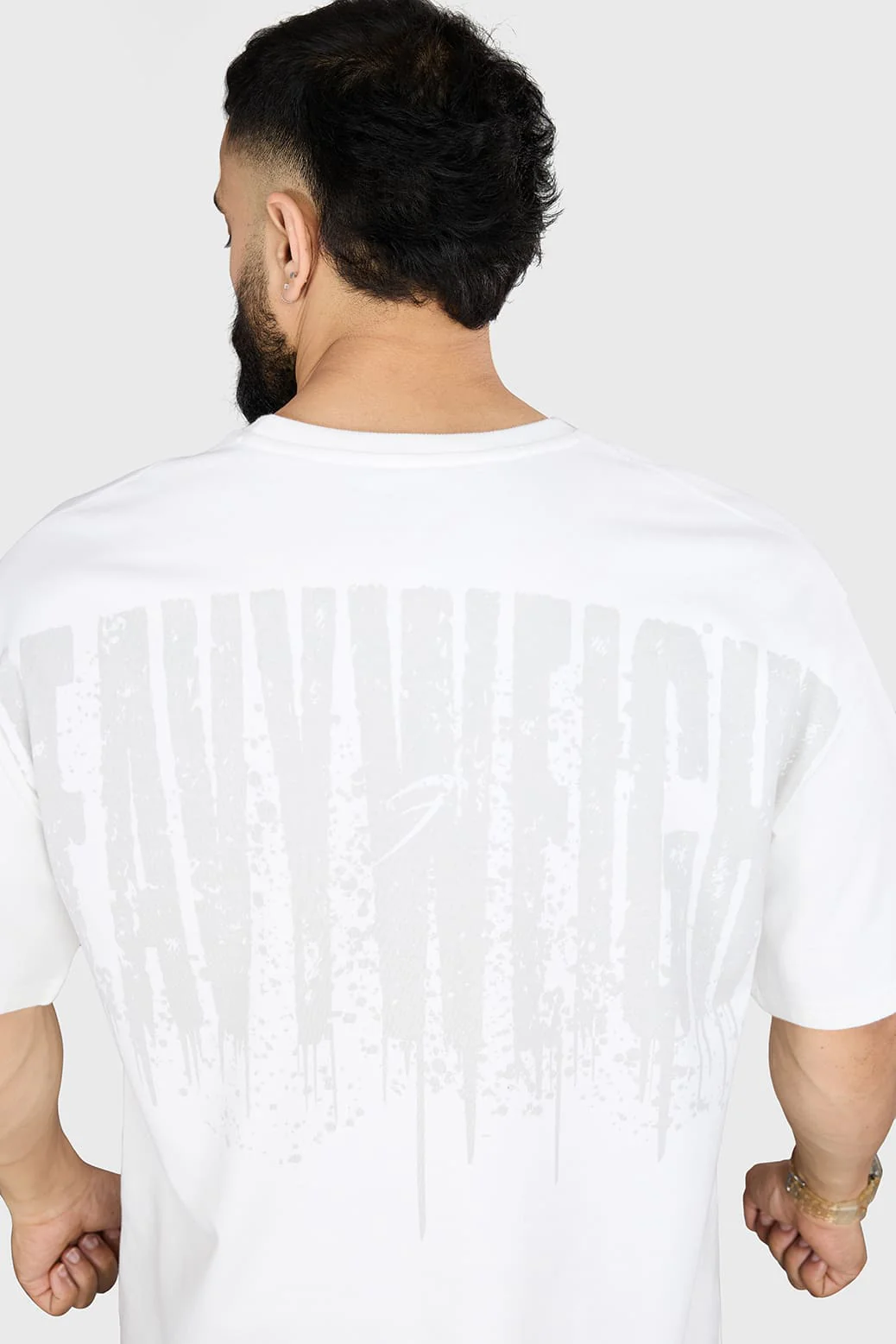 Heavyweight Oversized T-shirt White - Image 4
