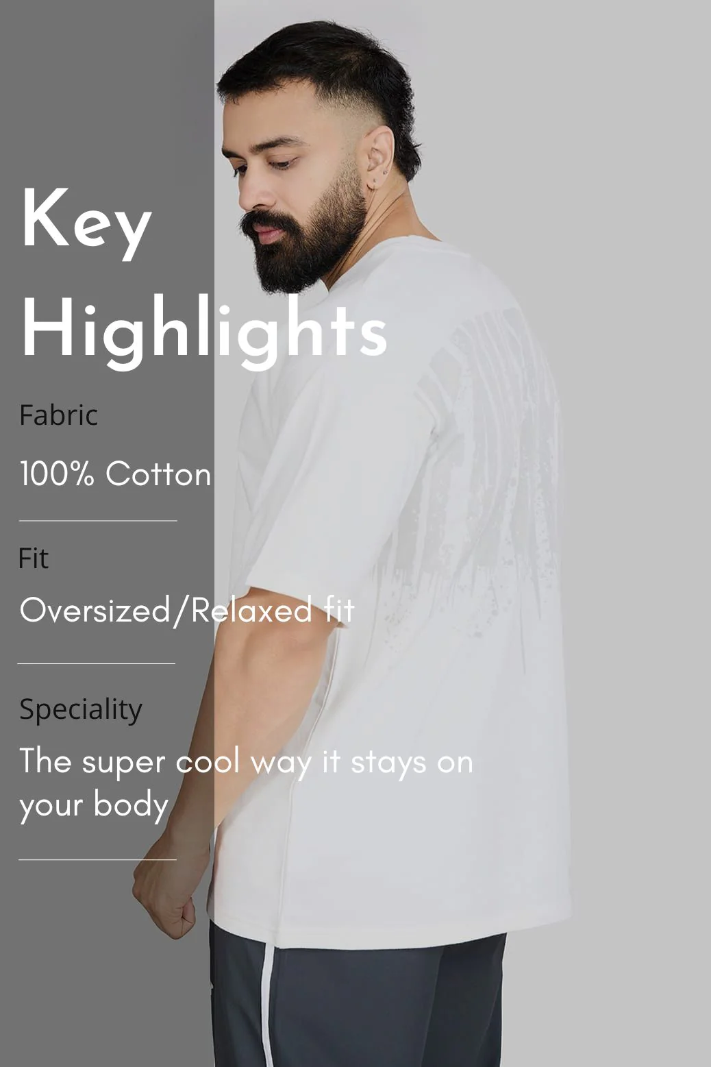 Heavyweight Oversized T-shirt White - Image 6