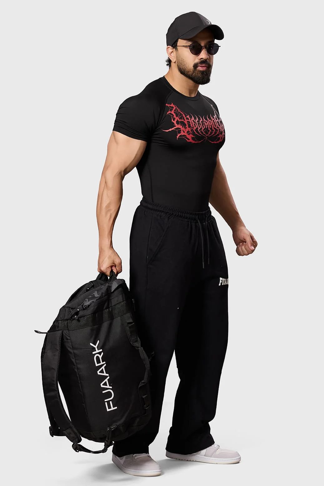 Hellborn Compression T-shirt Black/Red - Image 6