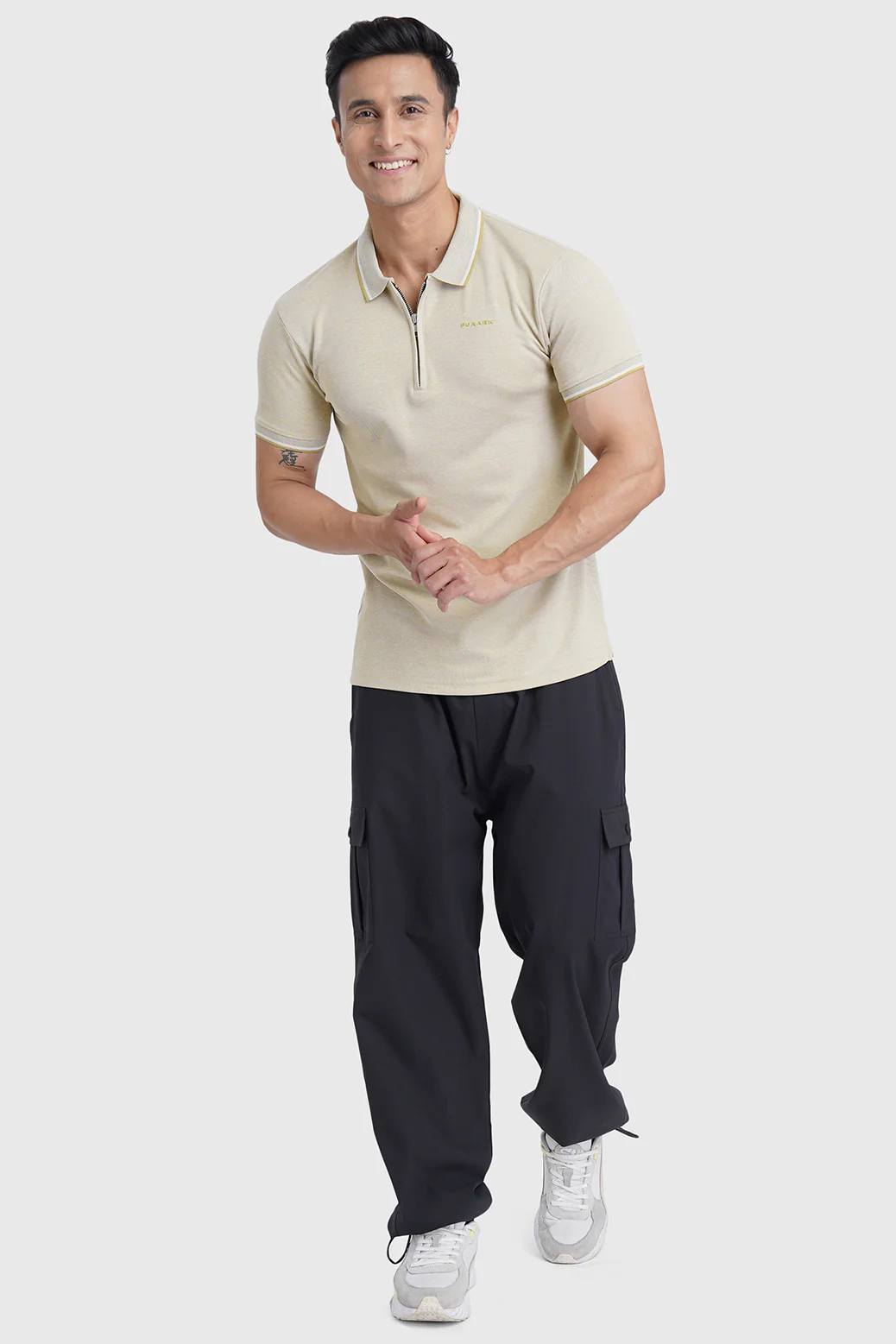 Heritage Polo T-shirt Beige - Image 5