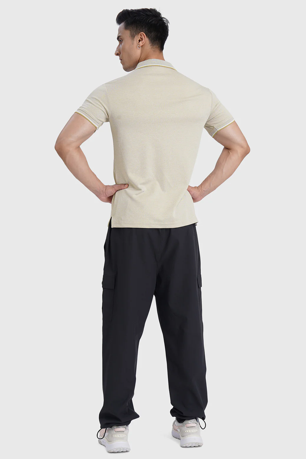 Heritage Polo T-shirt Beige - Image 6
