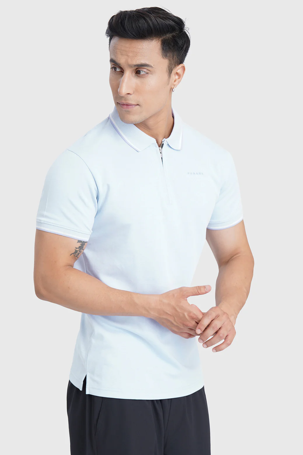 Heritage Polo T-shirt Mauve - Image 4
