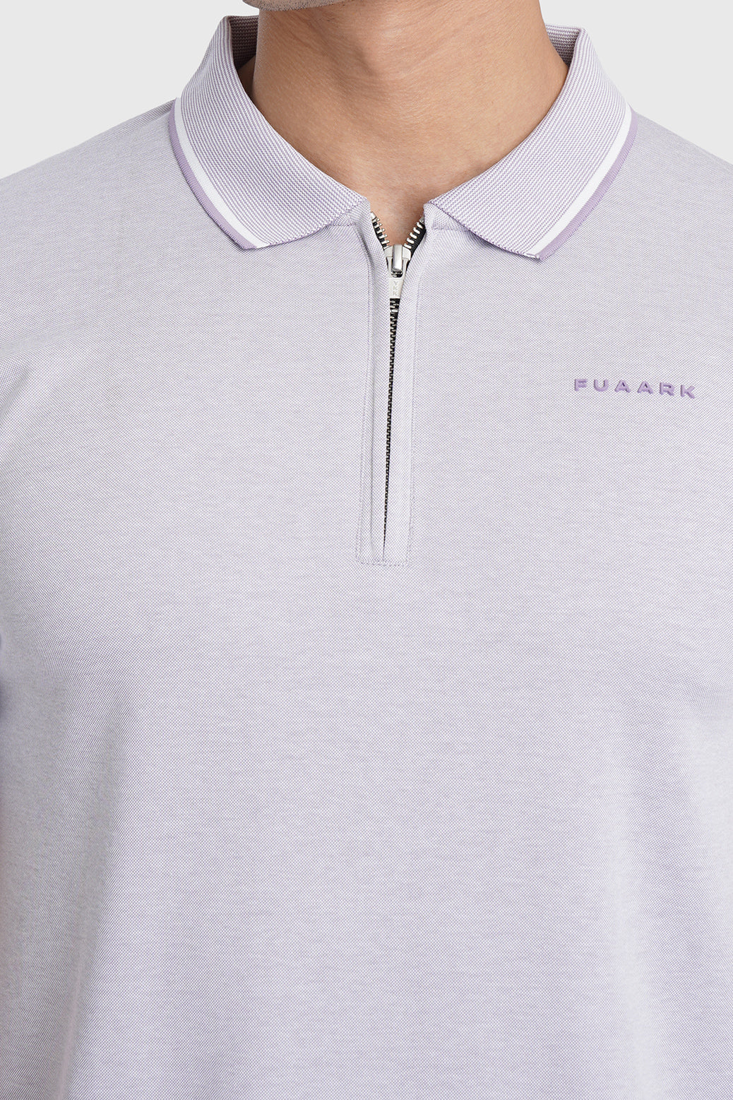 Heritage Polo T-shirt Light Mauve - Image 3