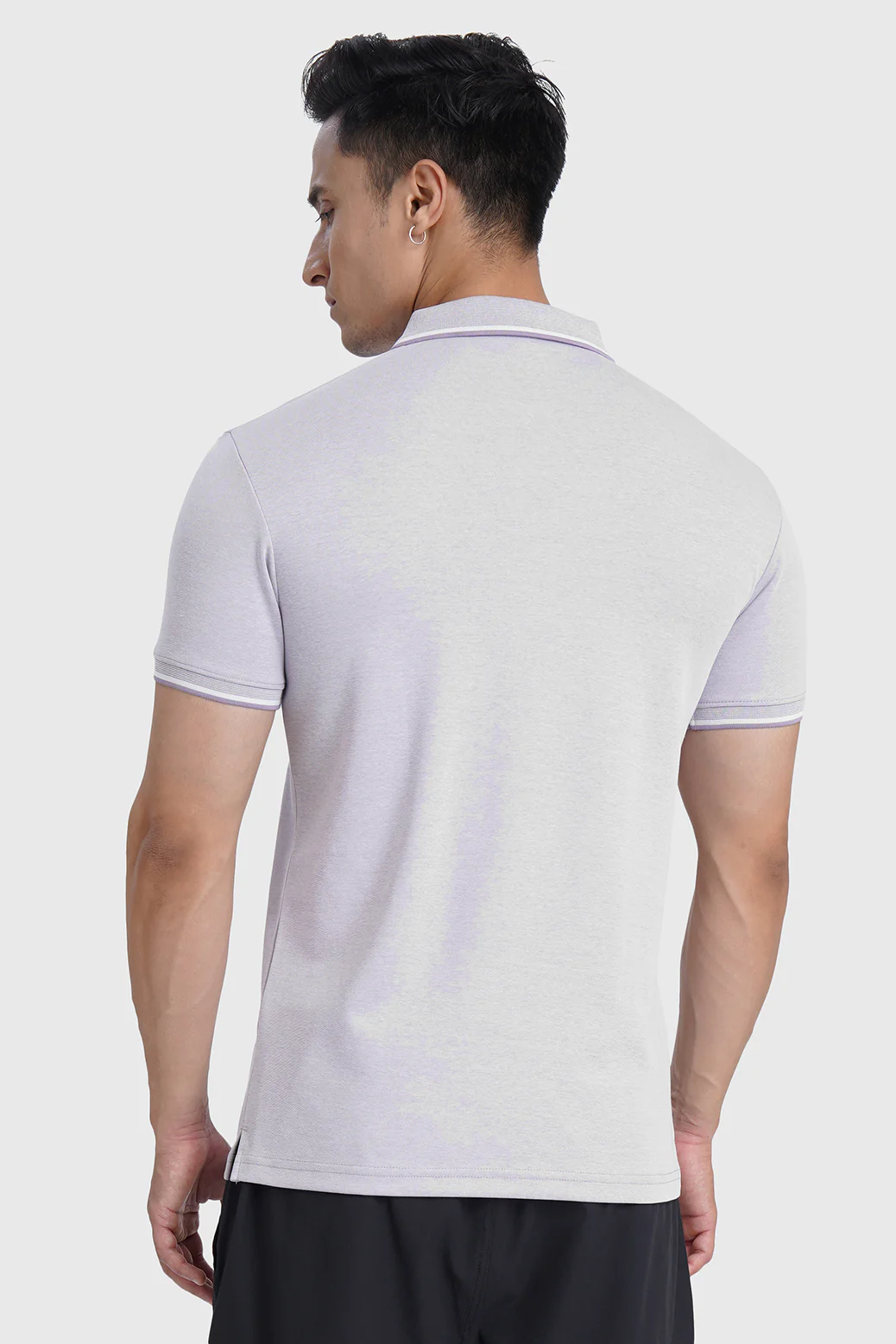 Heritage Polo T-shirt Light Mauve - Image 5