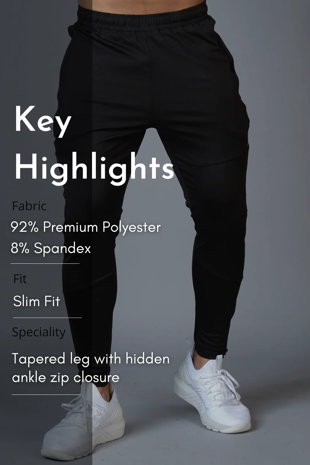 Hybrid Slim Tracks Black - Image 8
