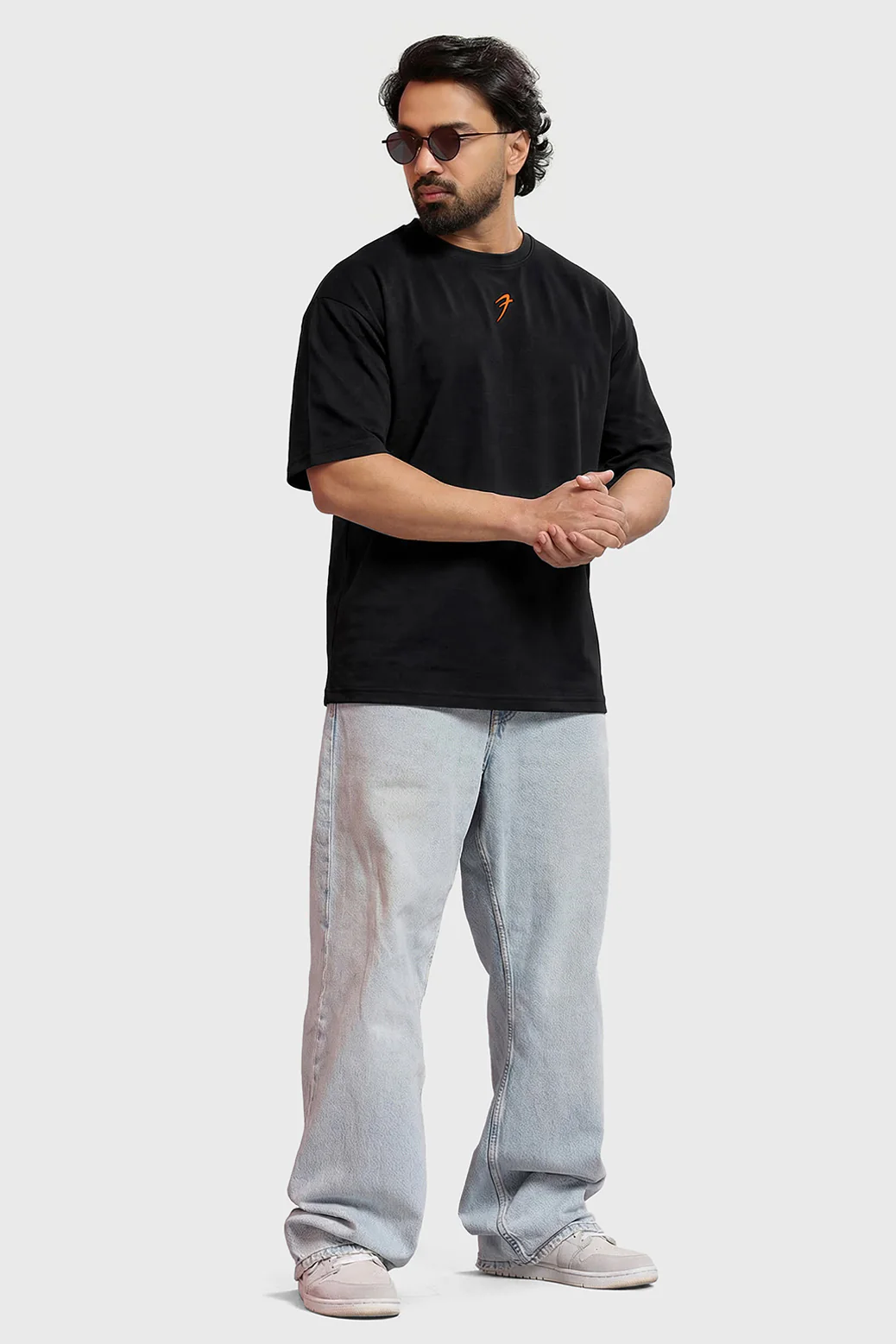 Iconic Oversized T-shirt Black - Image 2