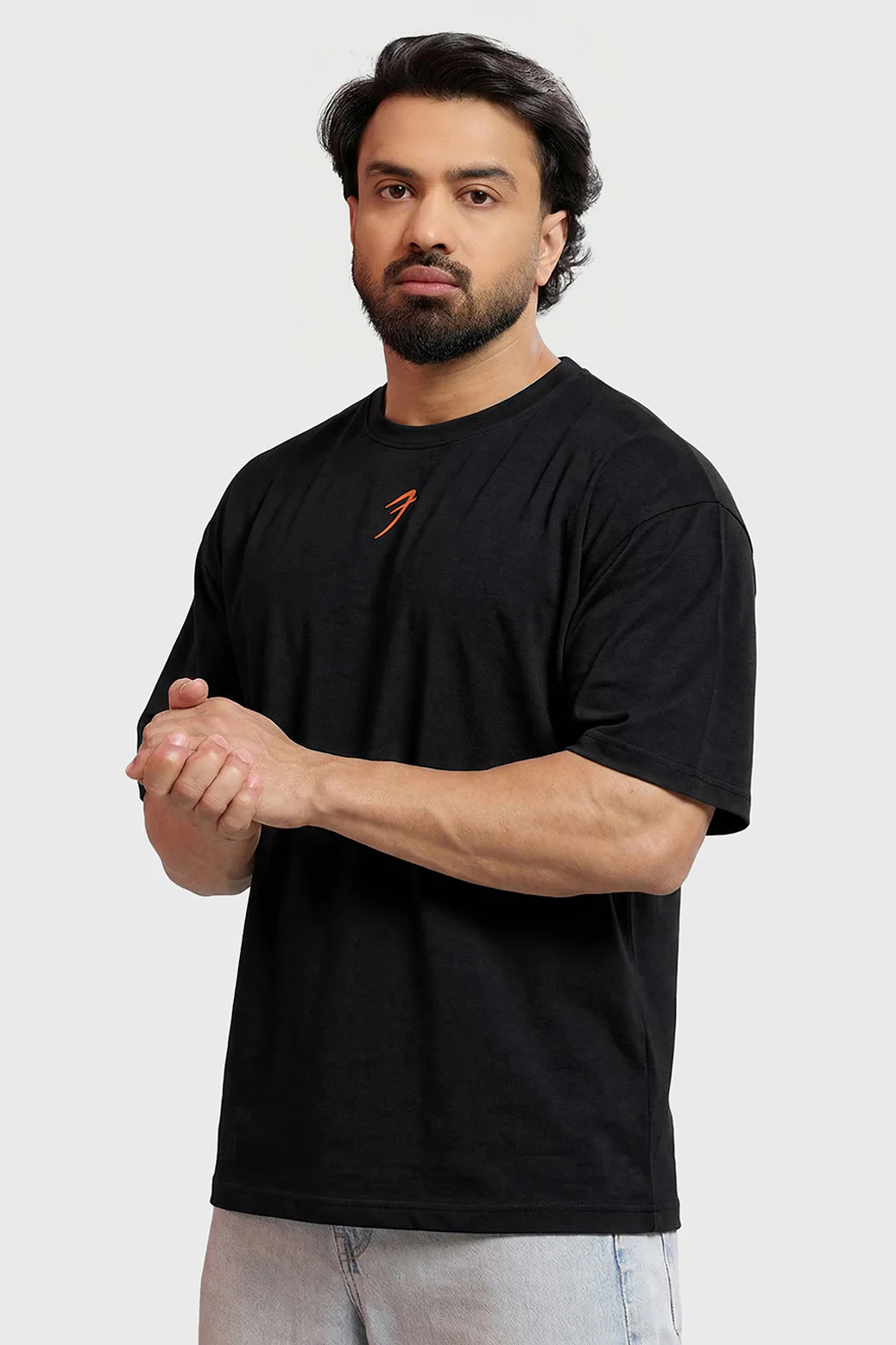 Iconic Oversized T-shirt Black - Image 4