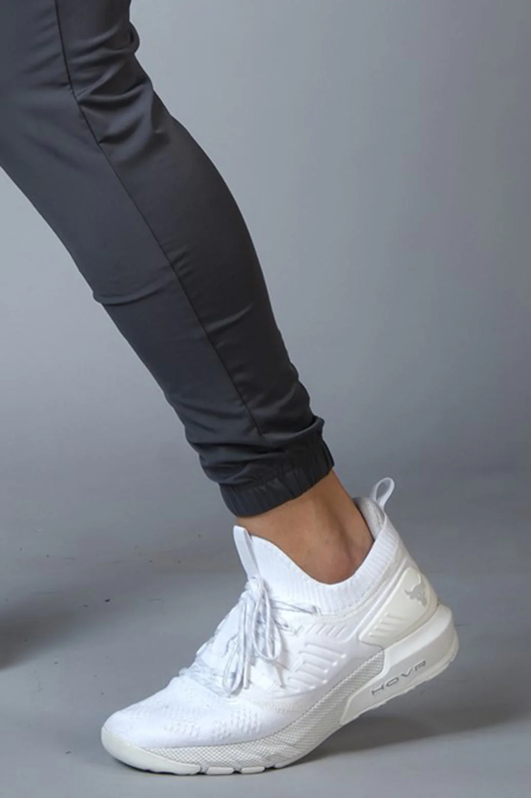 Identity Nylon Joggers Dark Grey - Image 5