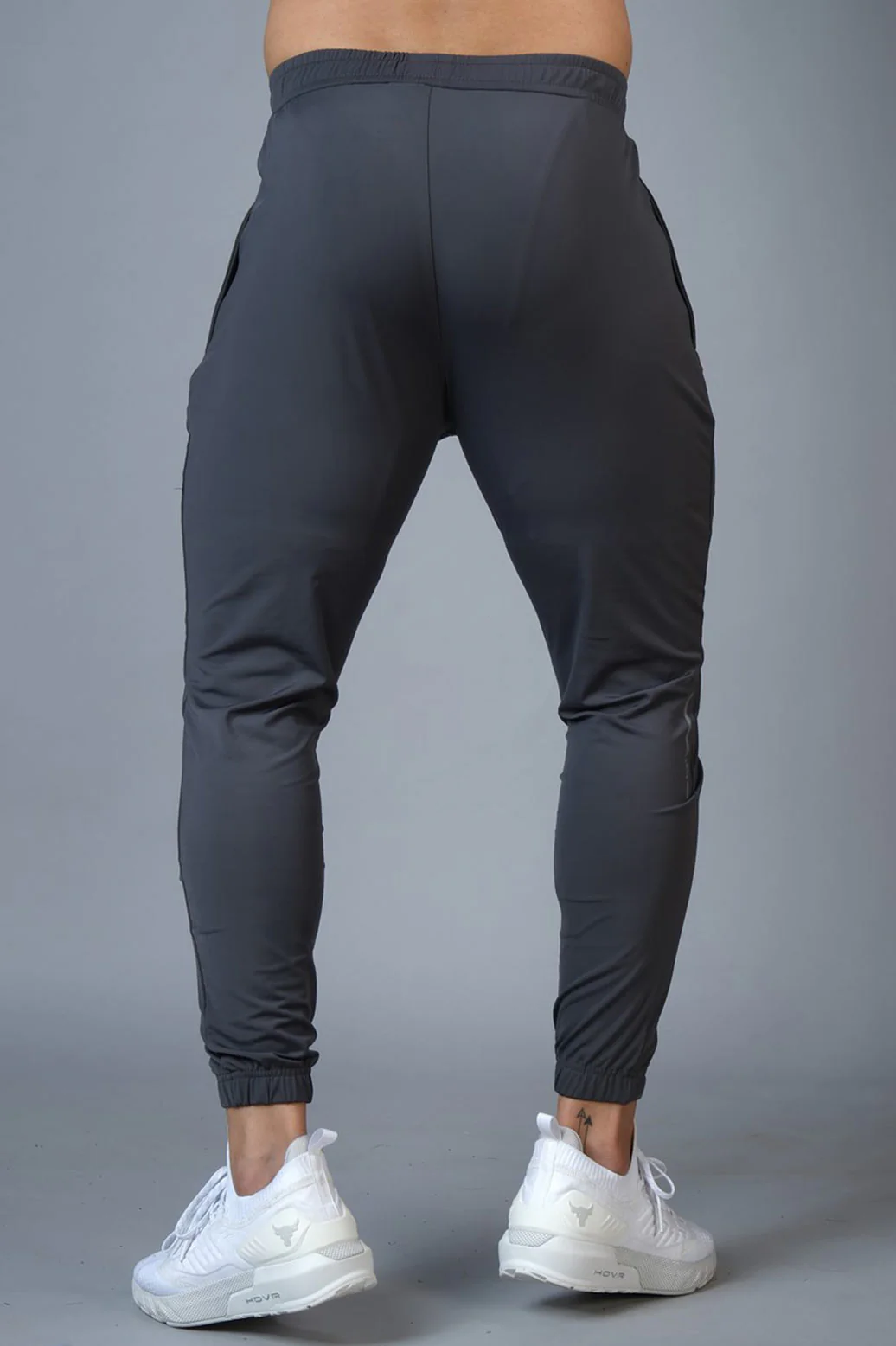 Identity Nylon Joggers Dark Grey - Image 6