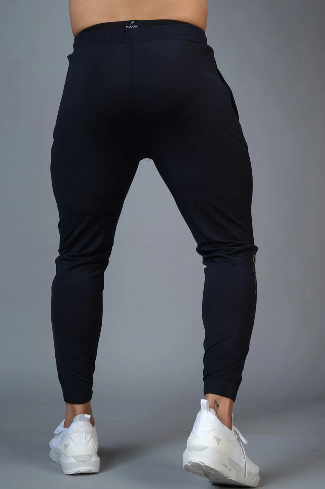 Identity Nylon Joggers Navy - Image 6