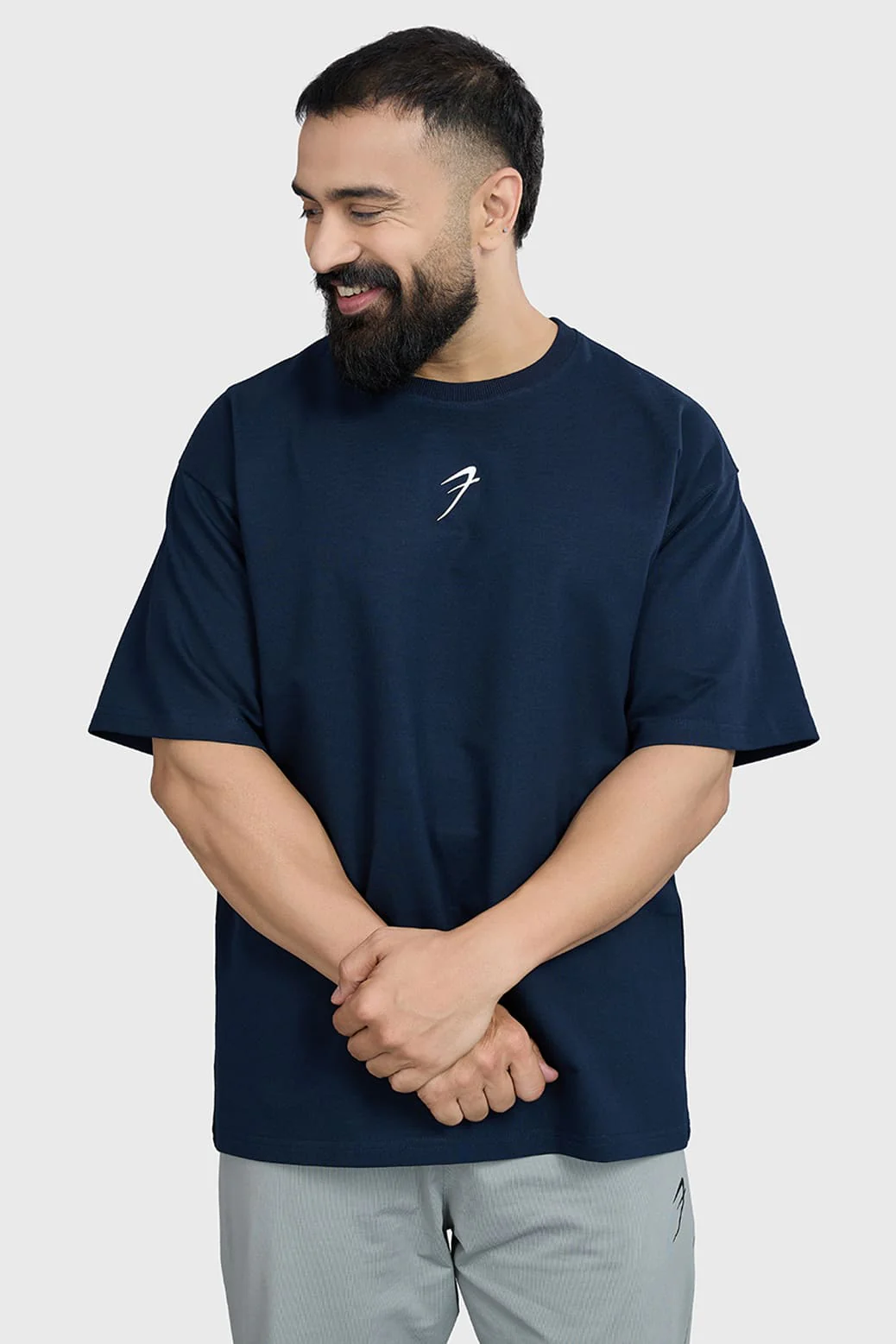 Ignite Oversized T-shirt Navy - Image 2