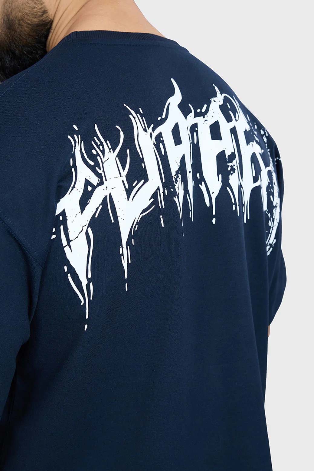 Ignite Oversized T-shirt Navy - Image 4