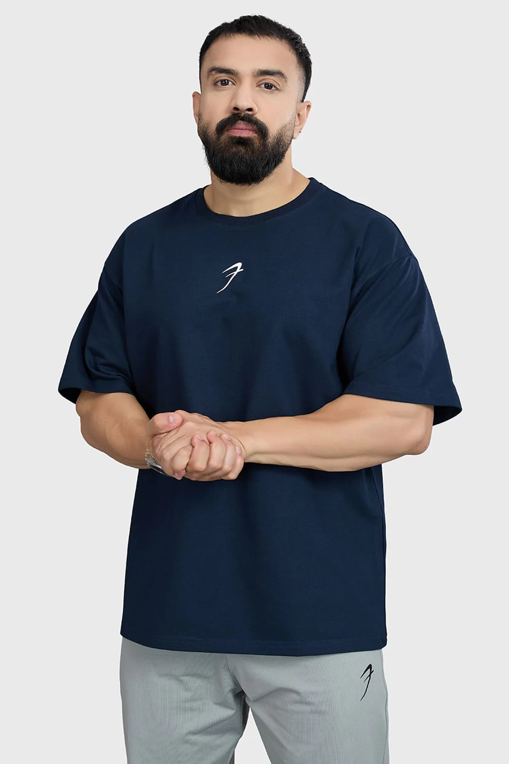 Ignite Oversized T-shirt Navy - Image 5