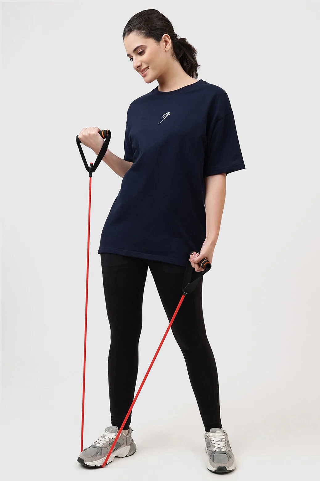 Ignite Oversized T-shirt Navy - Image 2