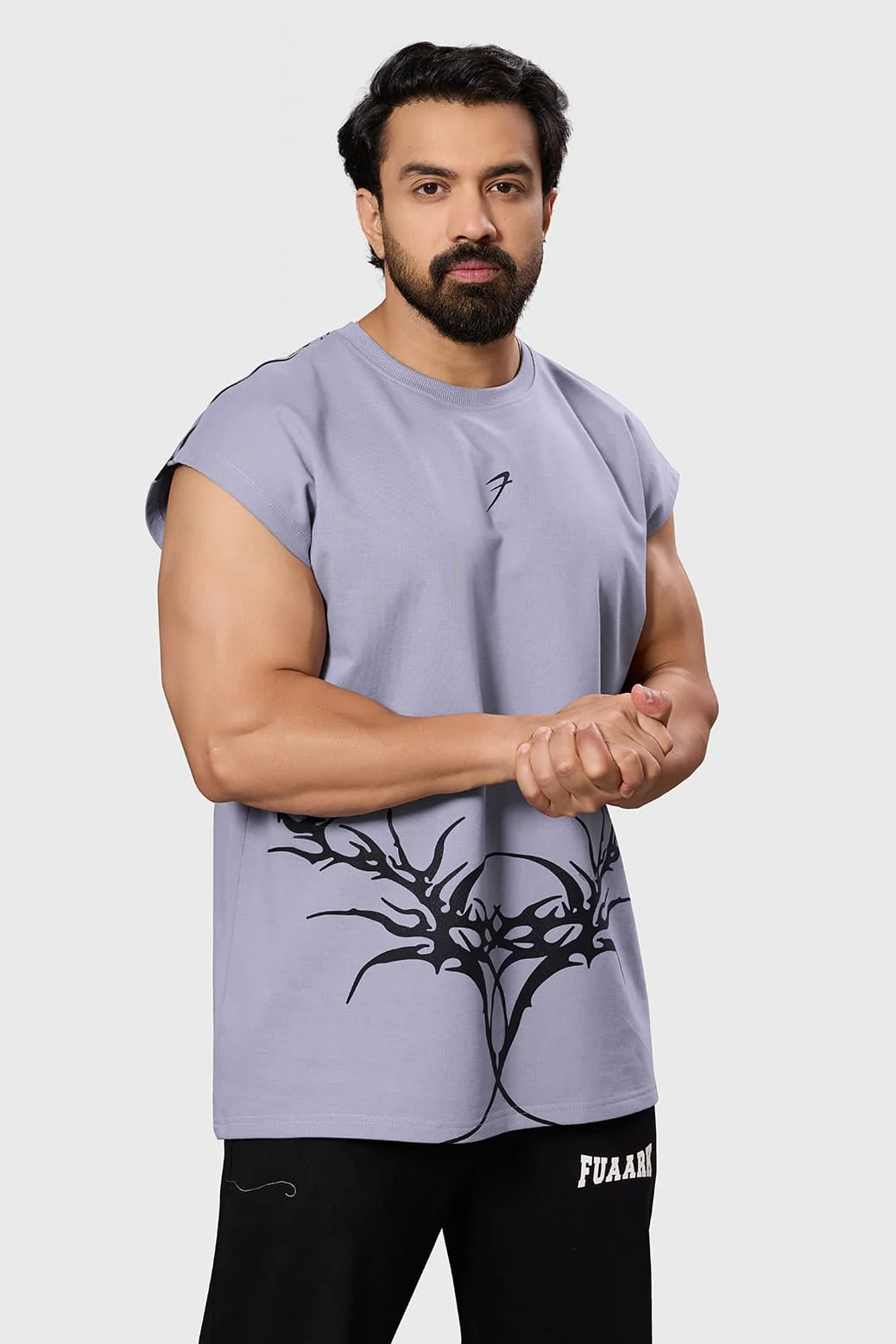 Immortal Capsleeves Tank Light Grey - Image 2