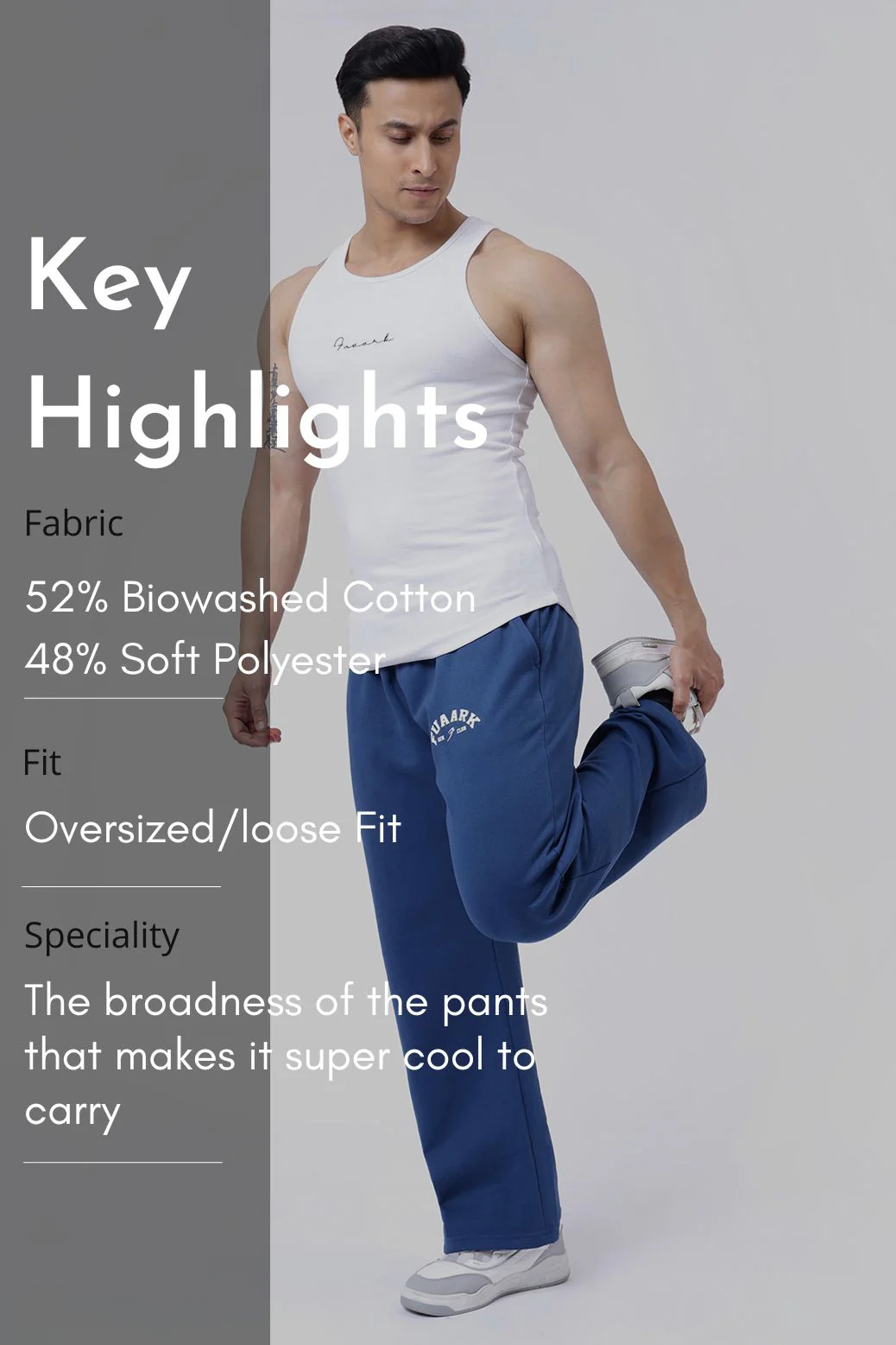 Laidback Relaxed Pants Navy - Image 8